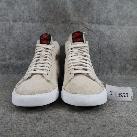 Nike Shoes Mens 8 Sneaker Blazer Mid QS Stranger Things Upside Down Pack Trainer - Picture 3 of 16